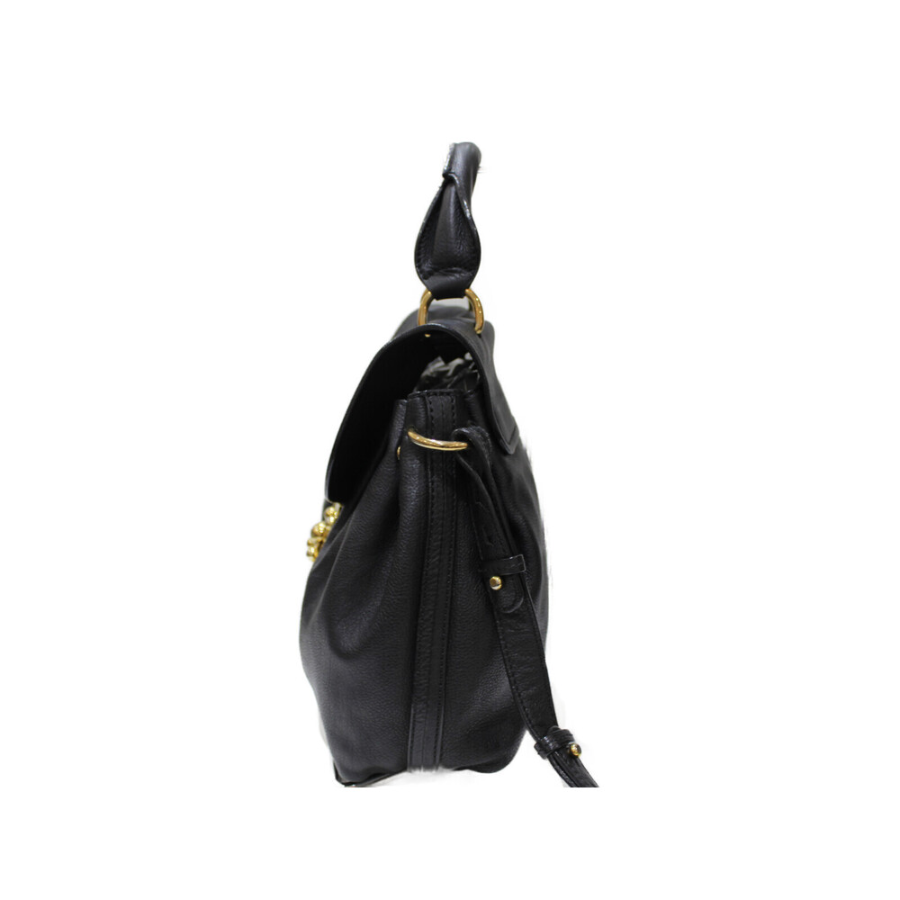 Chloe Elsie Black Bag Shoulder Leather